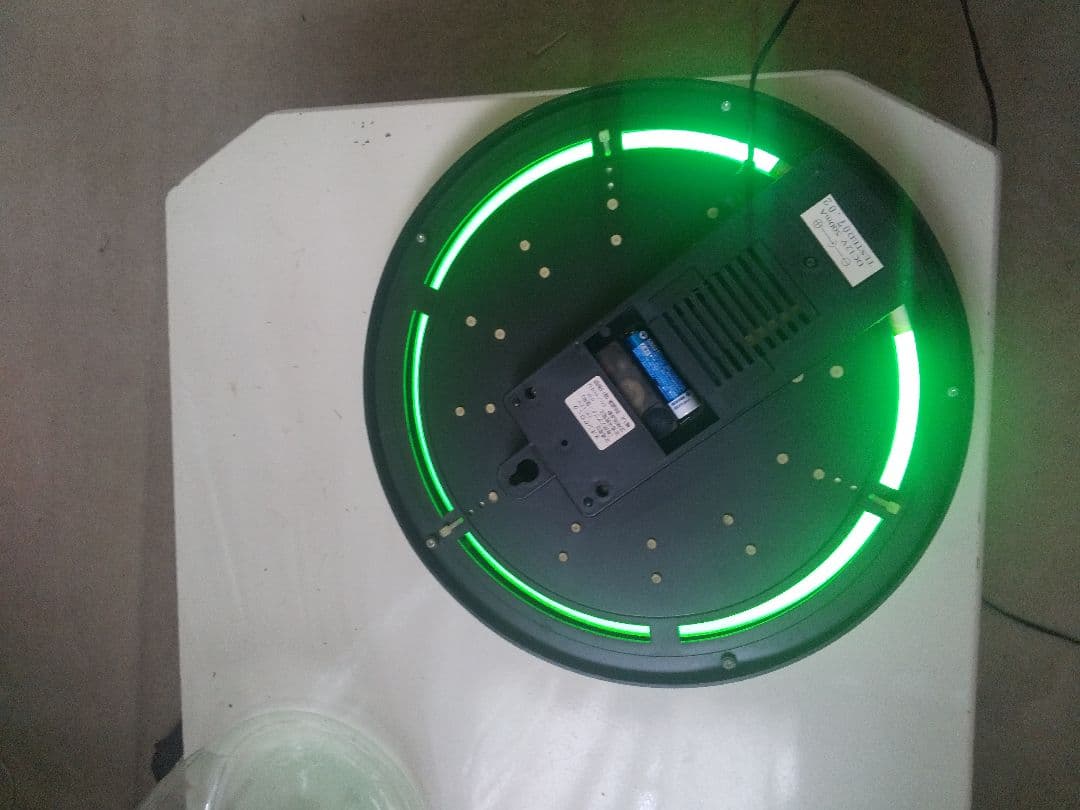 ビリヤードモチーフ ネオン付きクロック アメリカン雑貨、レトロ風