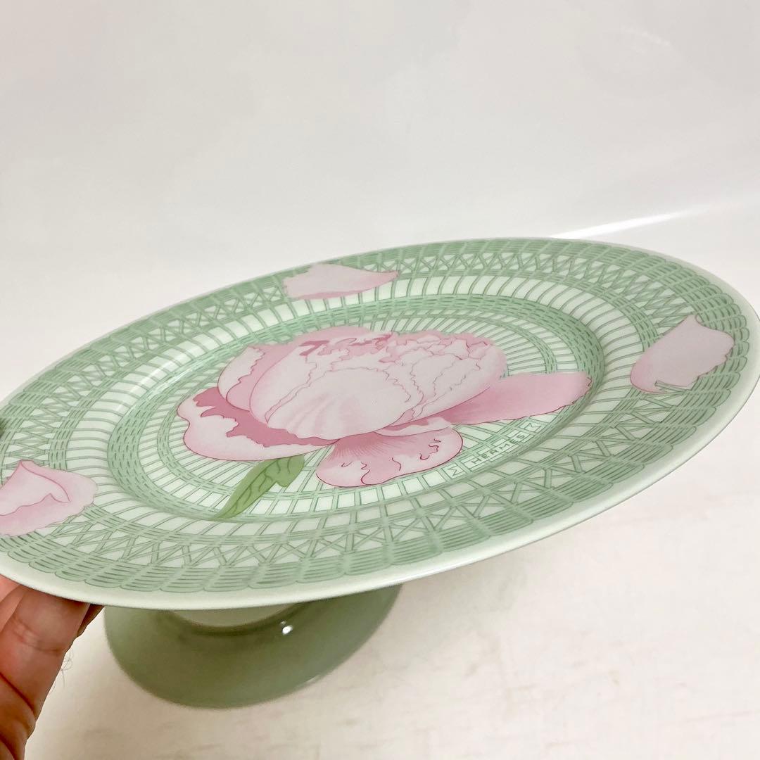 HERMES ピヴォワンヌ　Pivoines Roses ピオニー花柄皿 セット