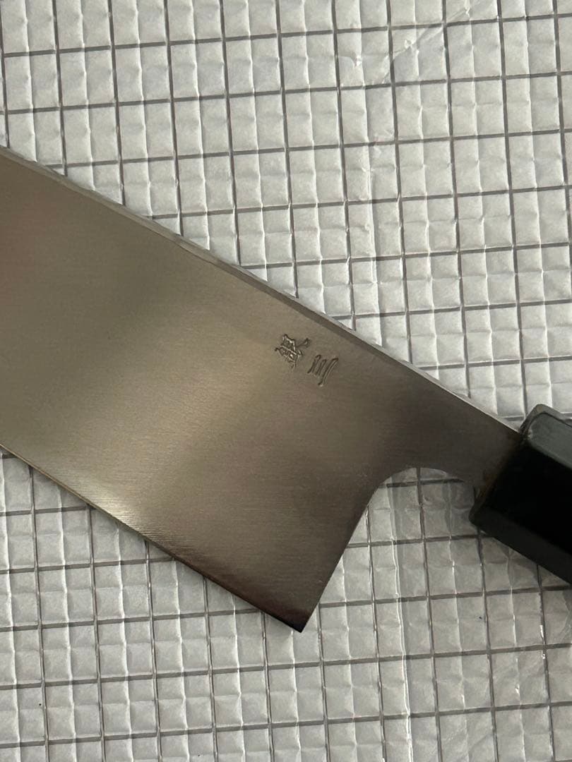 包丁 出刃包丁 銀三 165mm 水牛八角柄 ステンレス ③