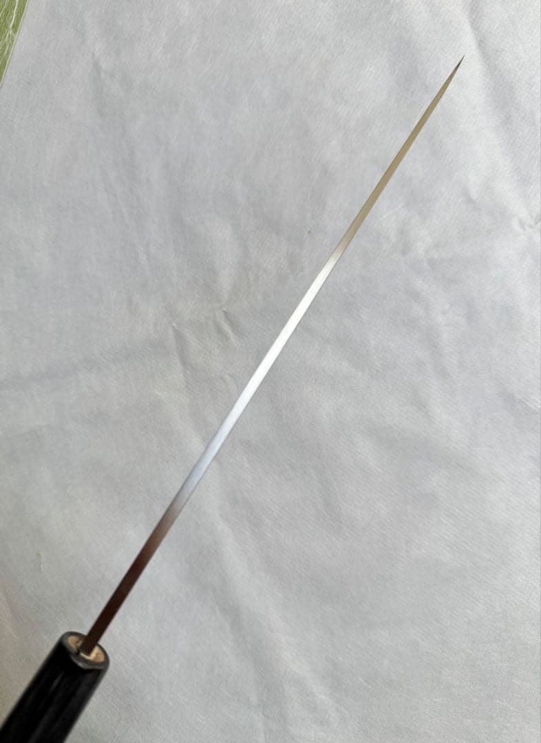 【堺打刃物】　刺身 柳刃　包丁　9寸　水牛角柄