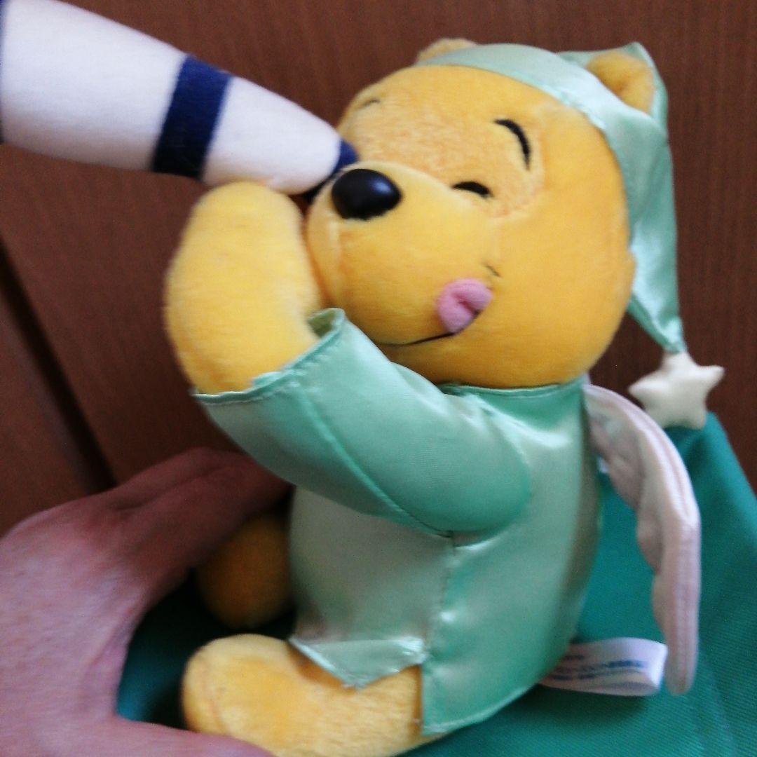 くまのプーさんぬいぐるみ 望遠鏡 天使 パジャマ 当時物 希少