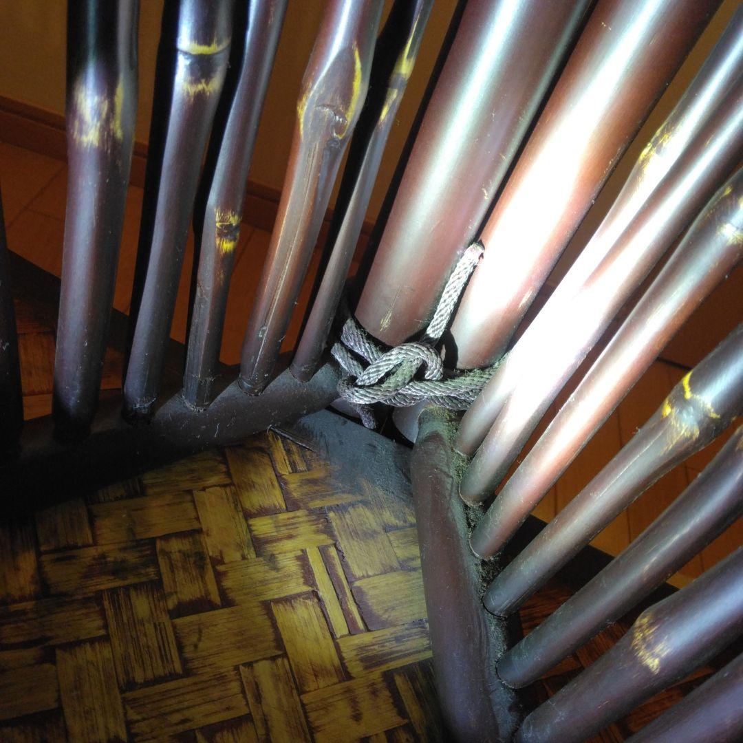 濃茶の木製シェルフ 2段アジアンテイスト