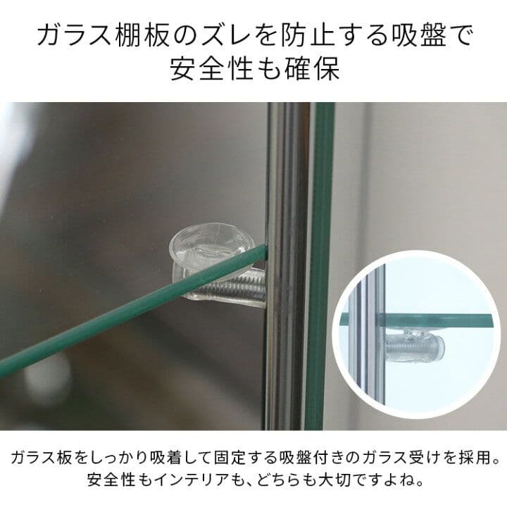 引き取り専用コレクションケース4段 背面ガラス