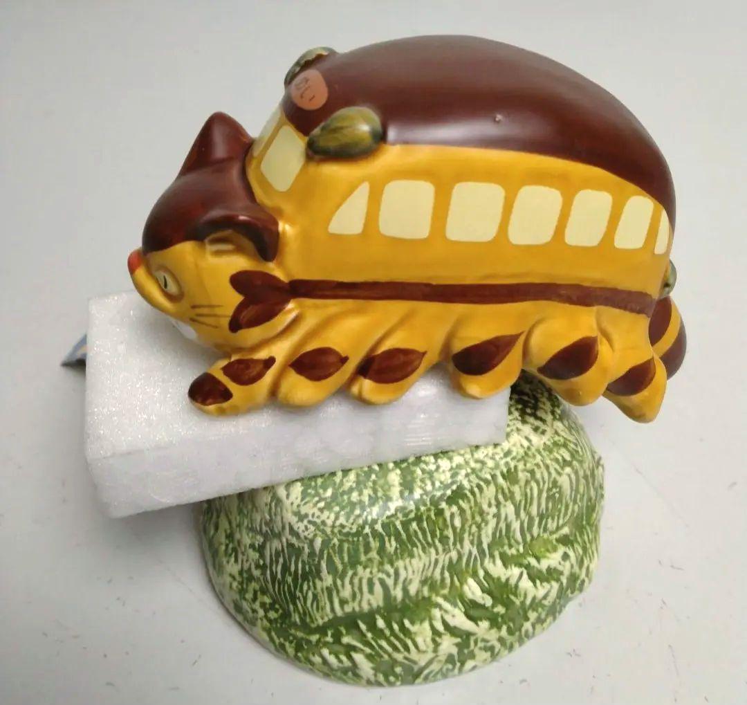 値下げ★　美品　となりのトトロ　ネコバス　オルゴール　スタジオジブリ　置物