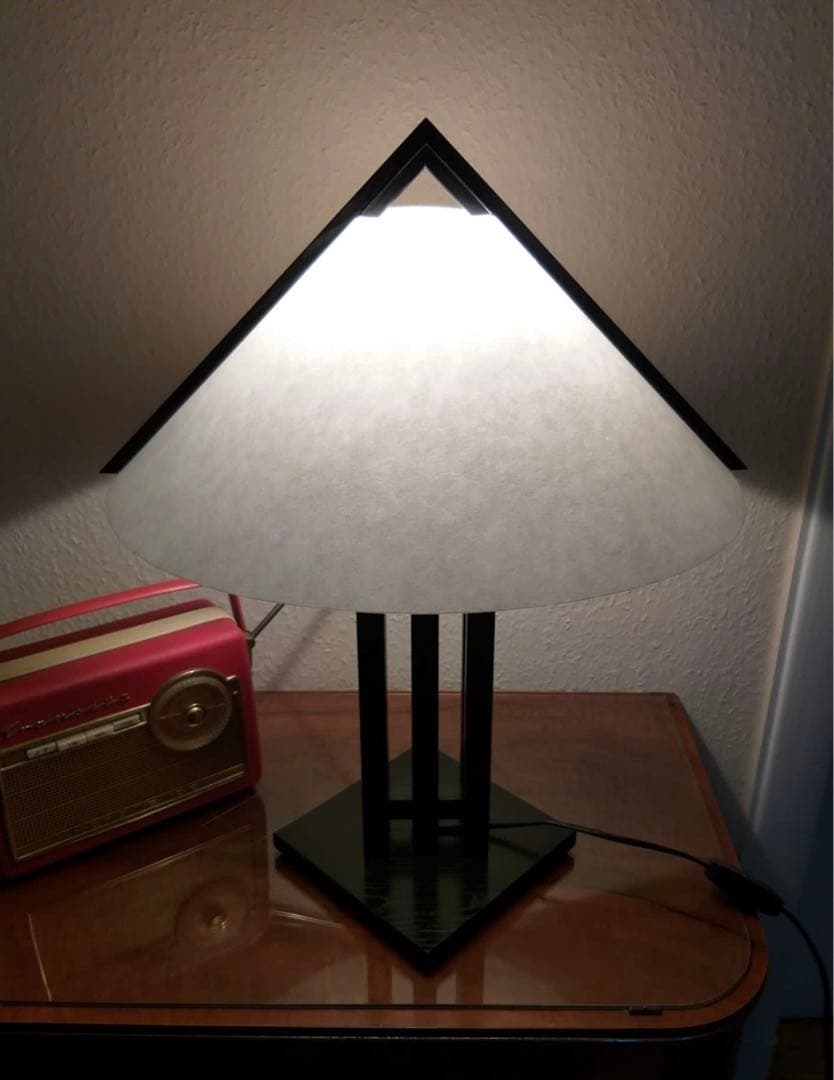 【極美品・レア】DOMUS ドムス テーブルランプ ブラック ドイツ製