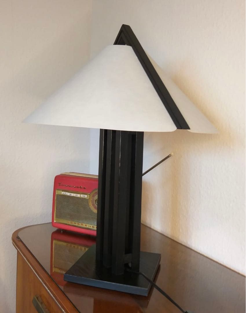 【極美品・レア】DOMUS ドムス テーブルランプ ブラック ドイツ製