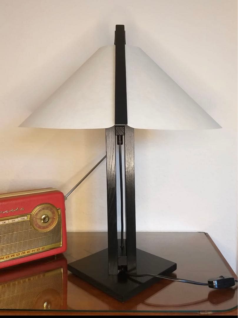 【極美品・レア】DOMUS ドムス テーブルランプ ブラック ドイツ製