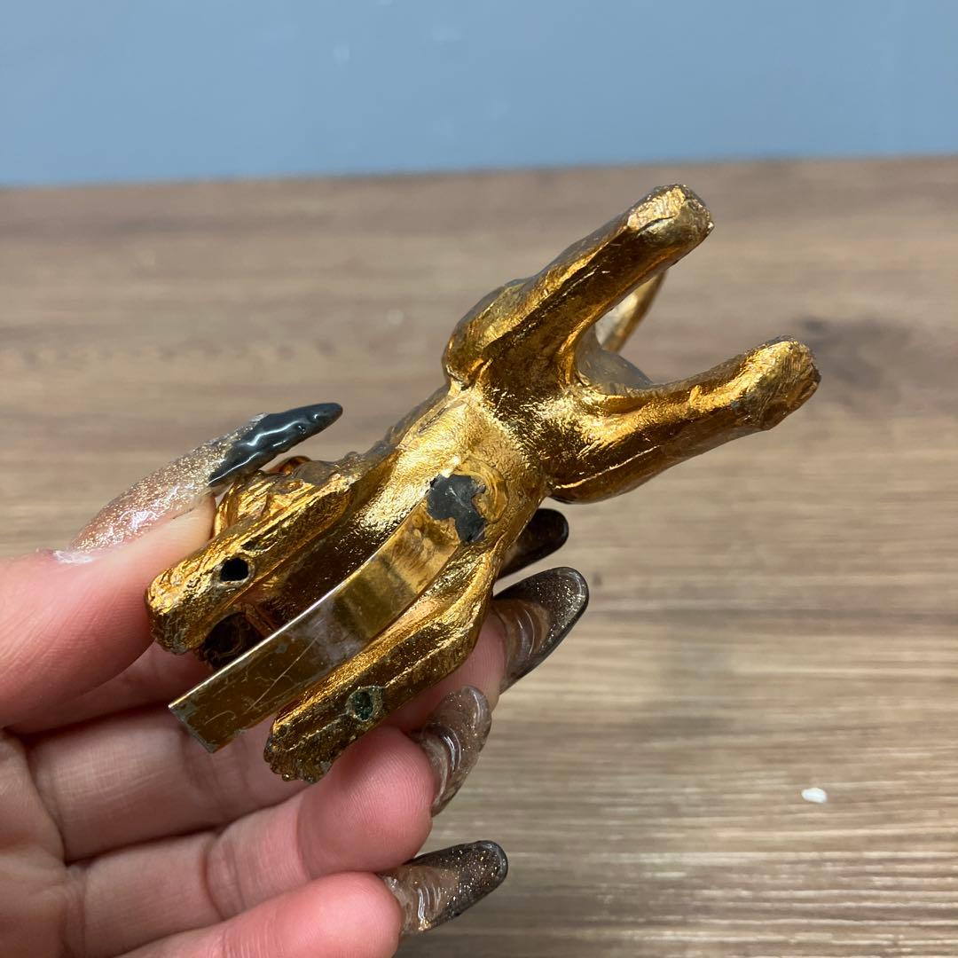 A-2 昭和レトロ 五月人形 兜飾り 雄山作 大鍬形 10号程度 伝統工芸