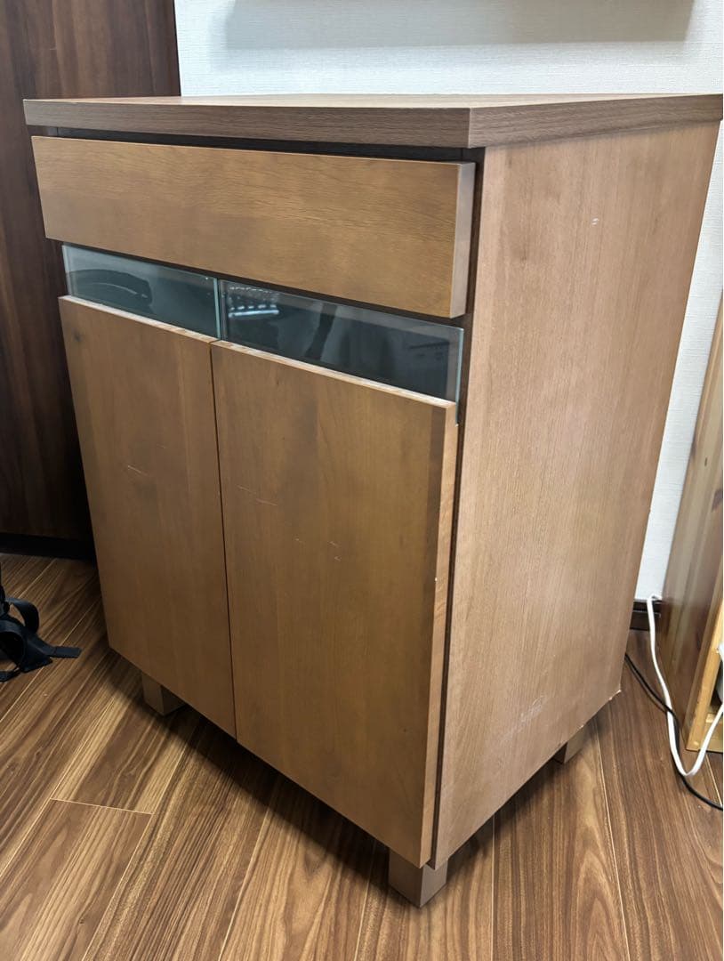 ［再度値下げしました！］プリンターも収納できるパソコンキャビネット＜幅60＞