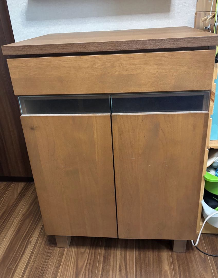 ［再度値下げしました！］プリンターも収納できるパソコンキャビネット＜幅60＞