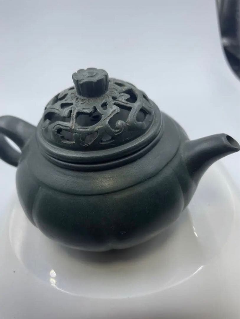 古董品 中国清代 宜兴紫砂壶 急须 Y102