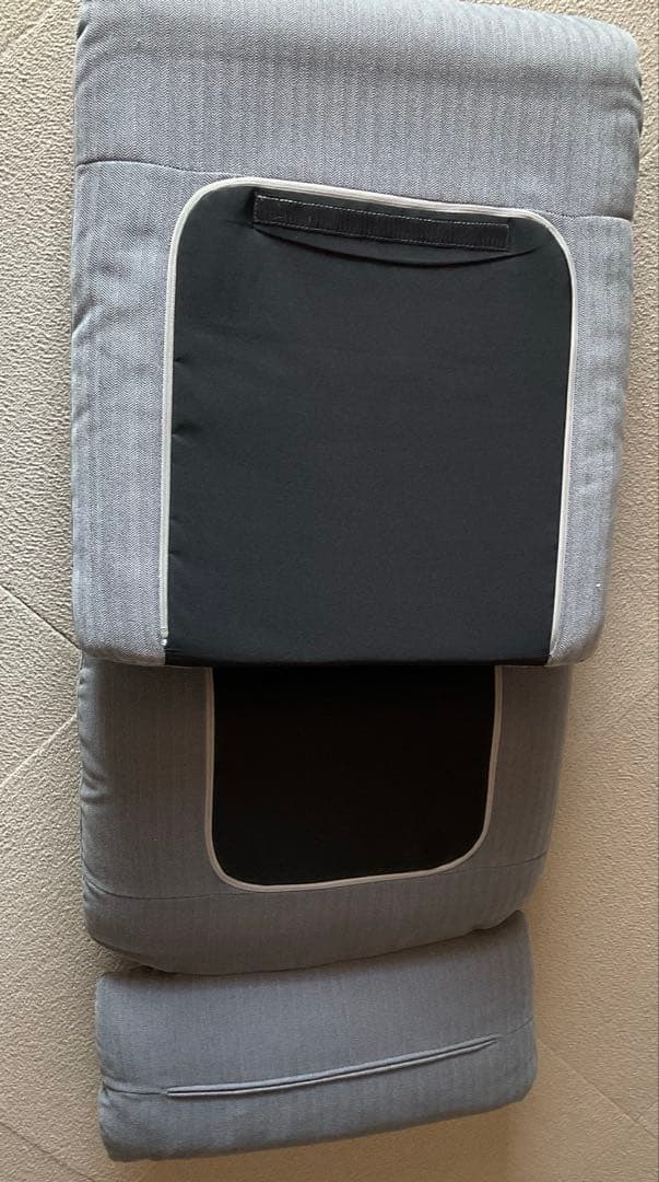 美品　グレー 3人掛け　リクライニングソファ