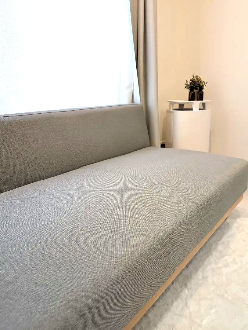 ソファ　グレー　2人掛け