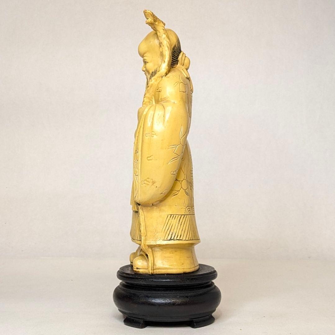 【フォロー割・匿名配送】 福禄寿　総高さ約27.5㎝　七福神　招財　長寿