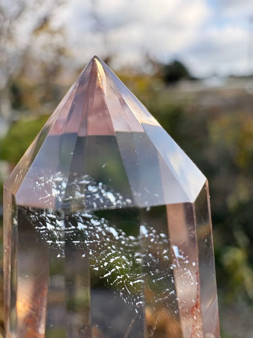 ❤️超レア9cm 虹入り浮く紋　高品質レムリアンシード　12面体ヴォーゲルワンド