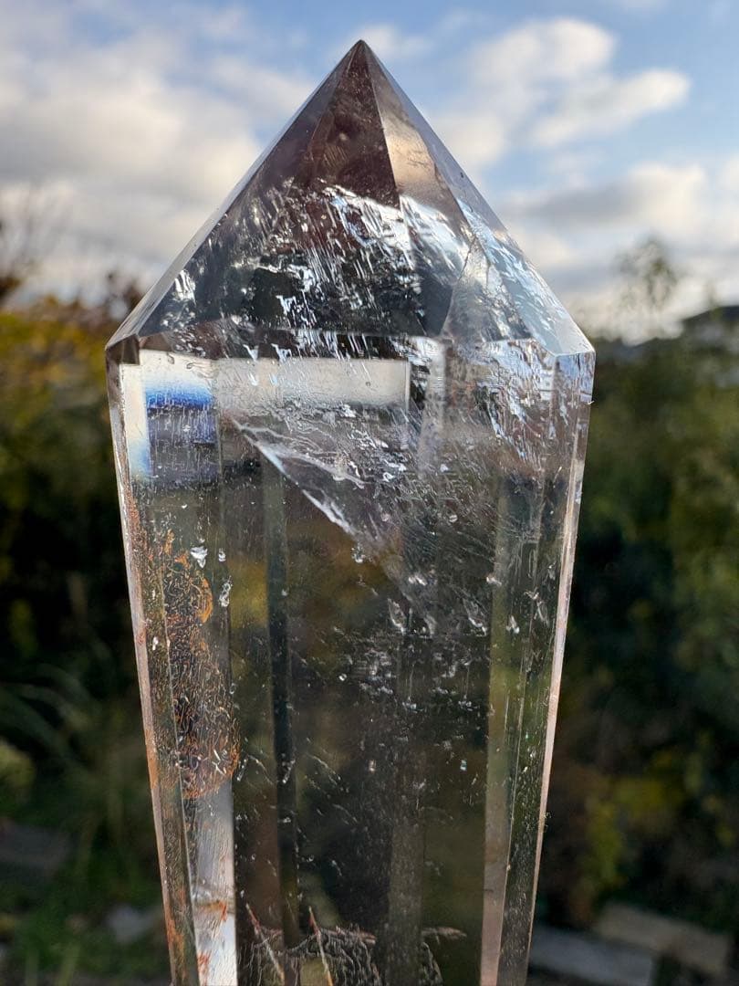 ❤️超レア9cm 虹入り浮く紋　高品質レムリアンシード　12面体ヴォーゲルワンド