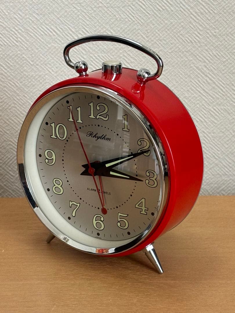 Rhythm(リズム時計) ALARM 2 JEWELS カチカチ置き時計