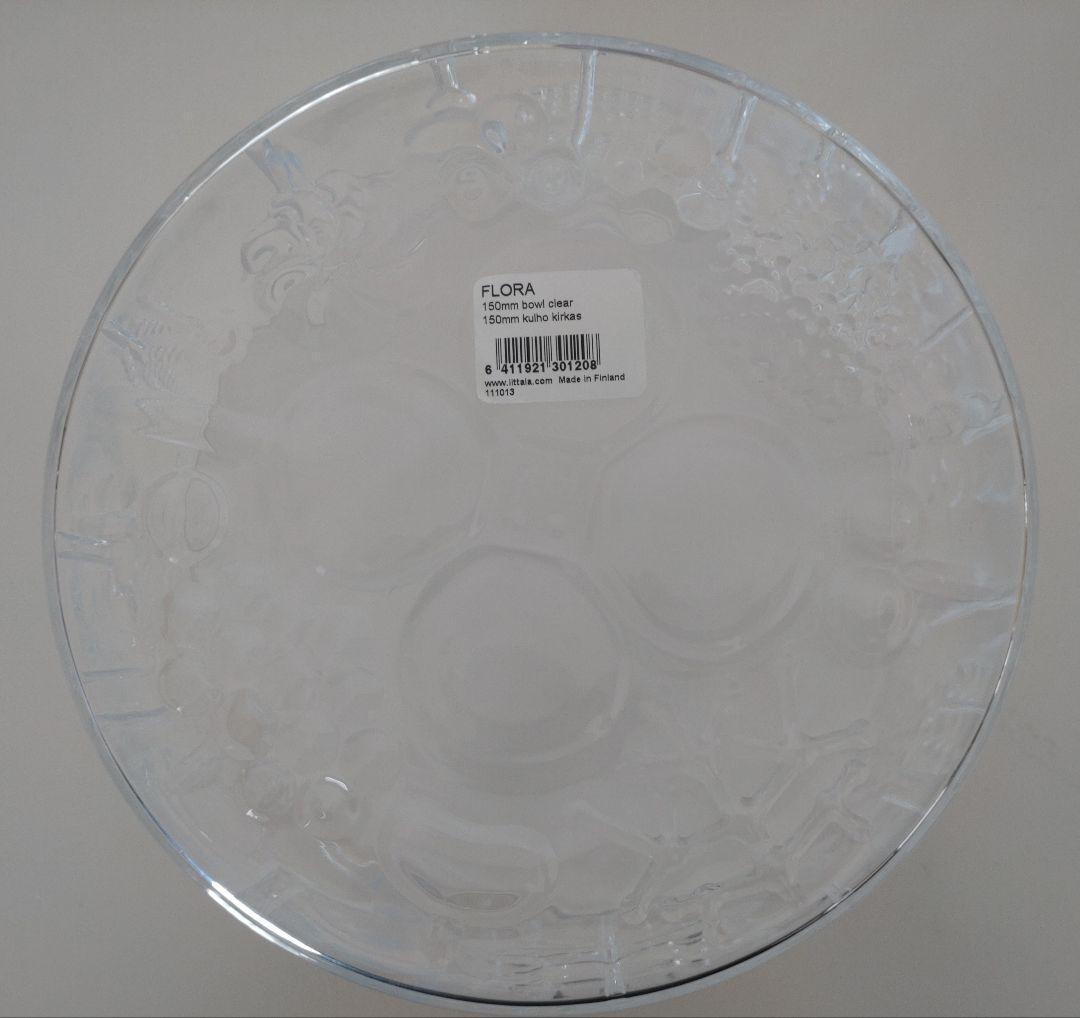 廃盤☆新品未使用☆iittala フローラ ボウル クリア 150mm 15㎝ - メルカリ