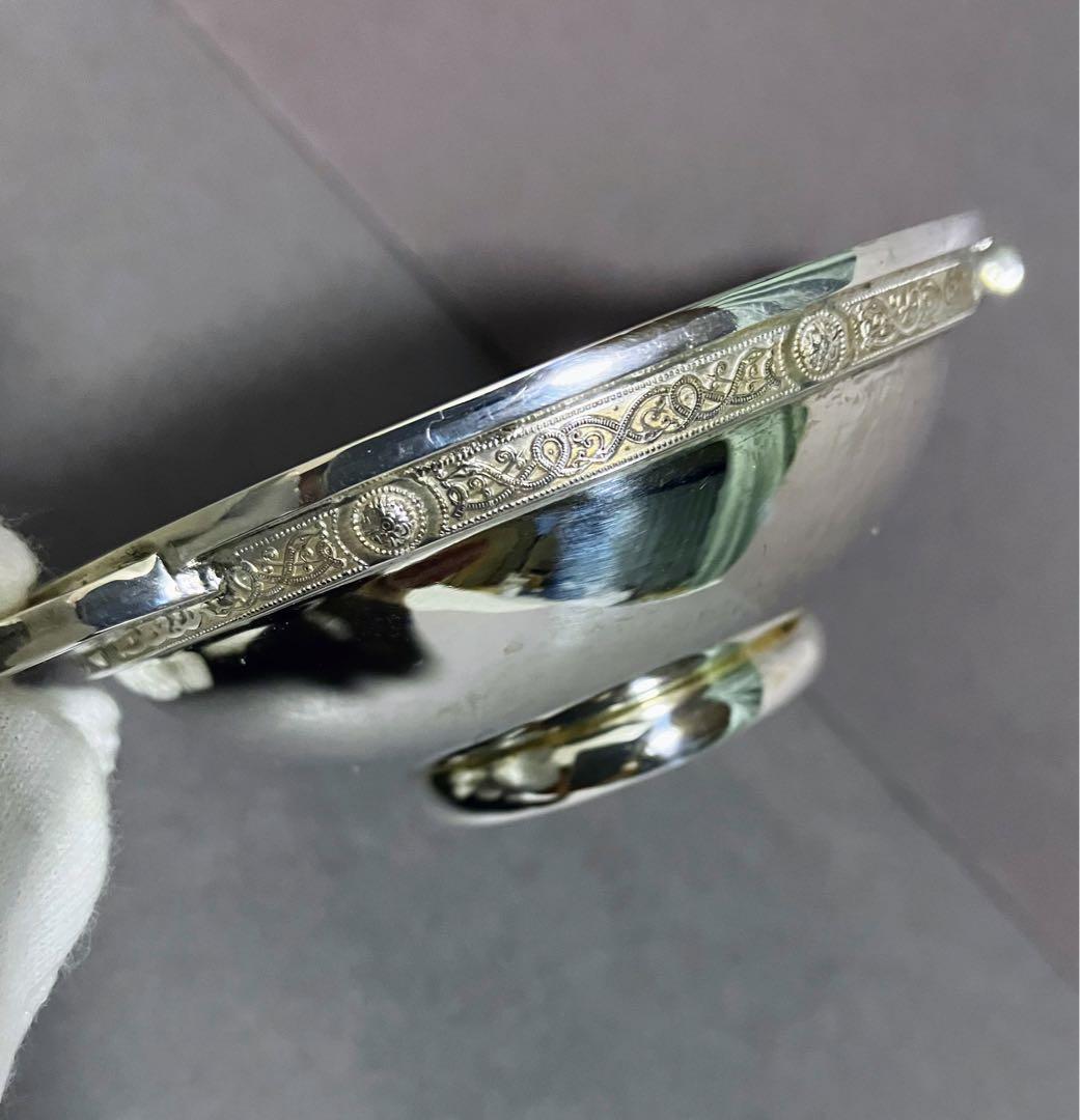 スターリングシルバー ボンボンディッシュ 小皿 小物入れ 英国製