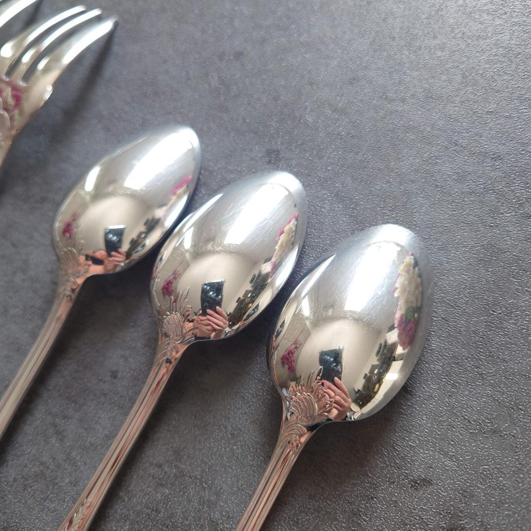 クリストフル マルリー ケーキフォーク コーヒースプーン 6点