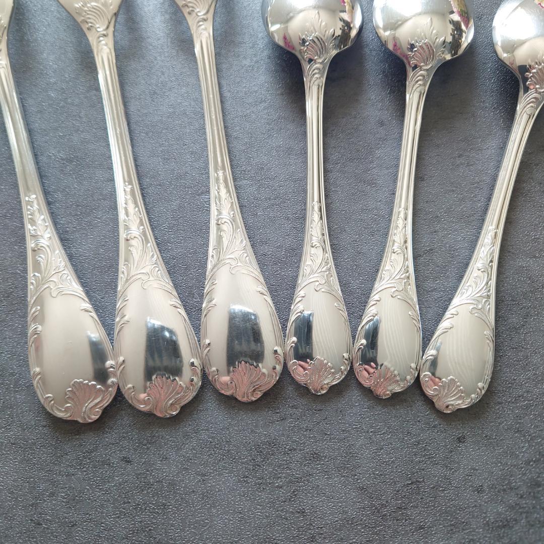 クリストフル マルリー ケーキフォーク コーヒースプーン 6点