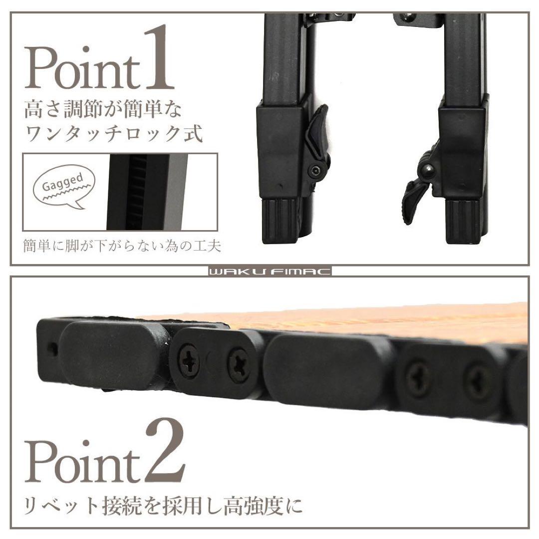 極美品】WAKY FIMAC ロールトップテーブル 収納袋付き - メルカリ