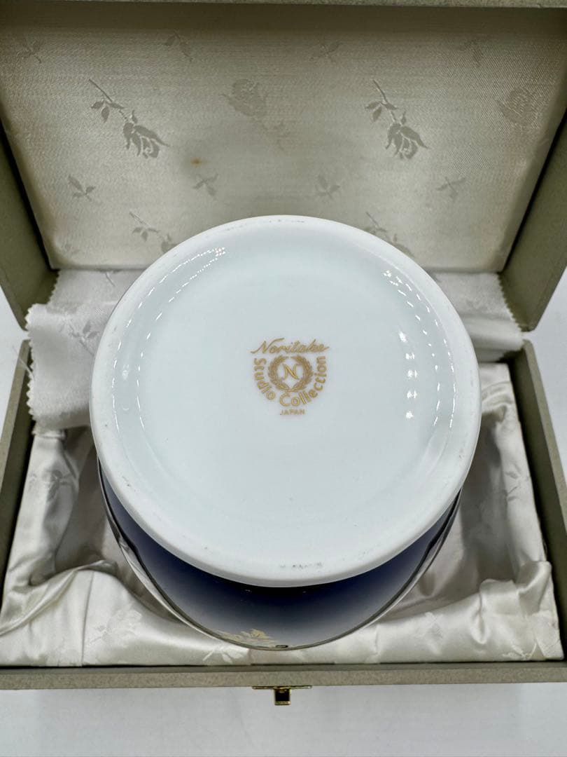 Noritake ノリタケ スタジオコレクション 花瓶 花生 未使用品 共箱