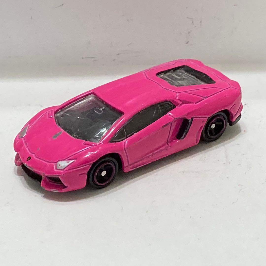 トミカ】ランボルギーニ アヴェンタドール クーペ (ピンク)② - メルカリ
