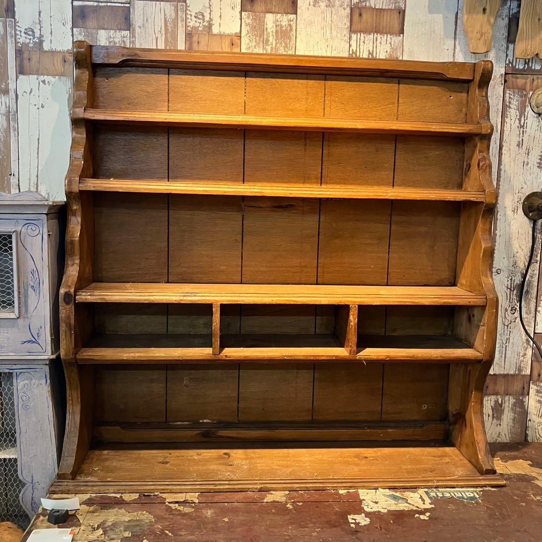 ヴィンテージ ブックシェルフ　本棚　オープン　ラック