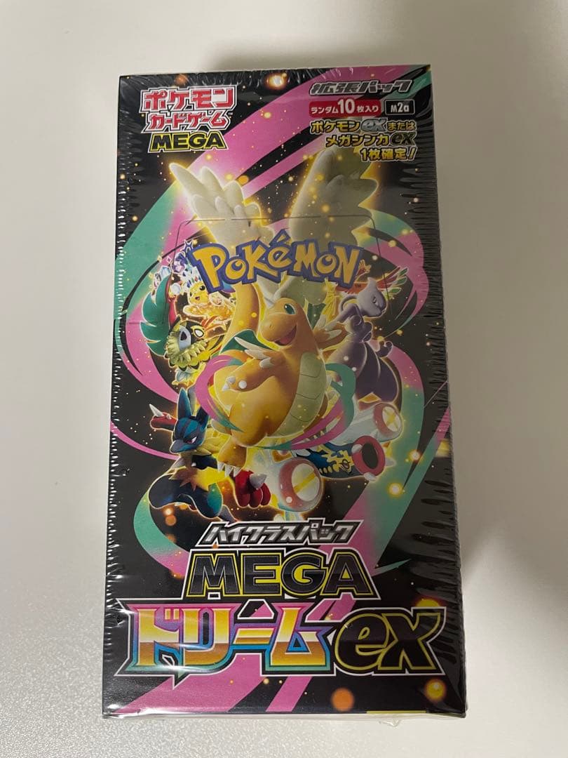 ポケモンカードゲーム MEGAドリームex新品未開封 1BOX シュリンク付き
