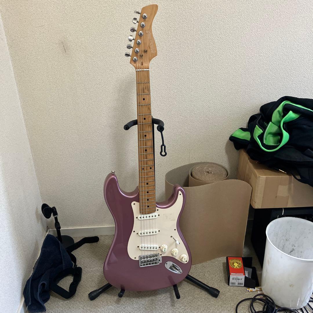 fernandes ストラトキャスター ストラト 紫 パープル - メルカリ