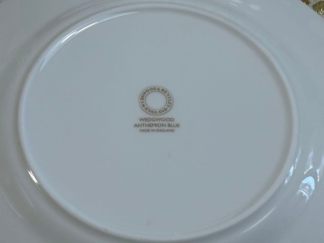 ウェッジウッド　アンセミオンブルー　20cm皿2枚セット