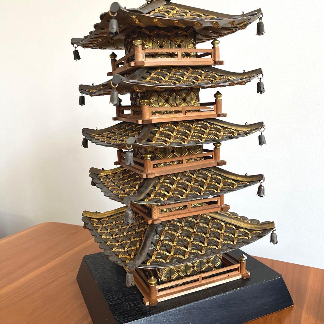 桃山作 五円玉 五重塔 送料込み - メルカリ