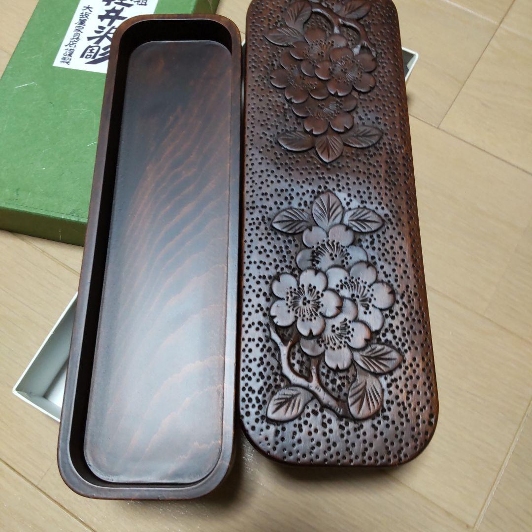未使用】軽井沢彫 ペンケース - メルカリ