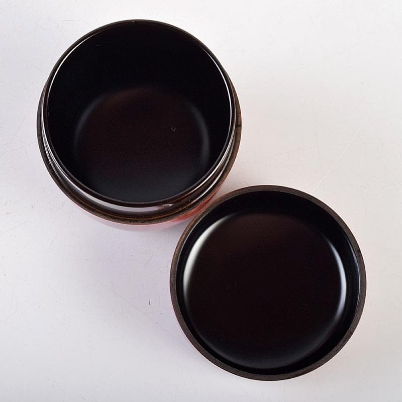 茶道具 山中塗 道場宗廣作 玄々斎好 曙棗 共箱 M R9226 - メルカリ