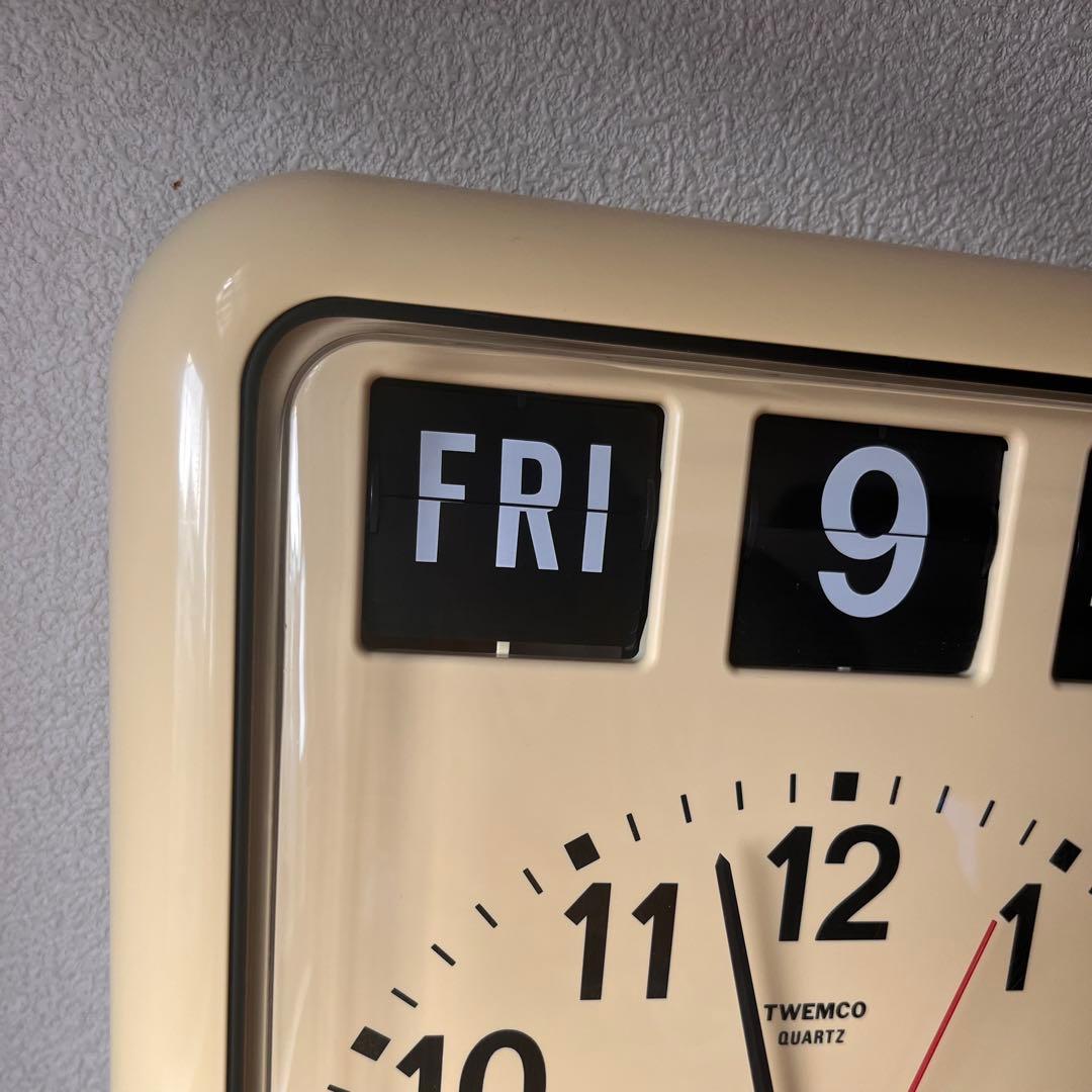 TWEMCO 自動カレンダー クォーツ掛時計　BQ-12