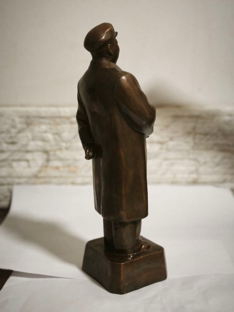 毛沢東 銅像 オブジェ 文化大革命 1966年 30 センチ インテリア