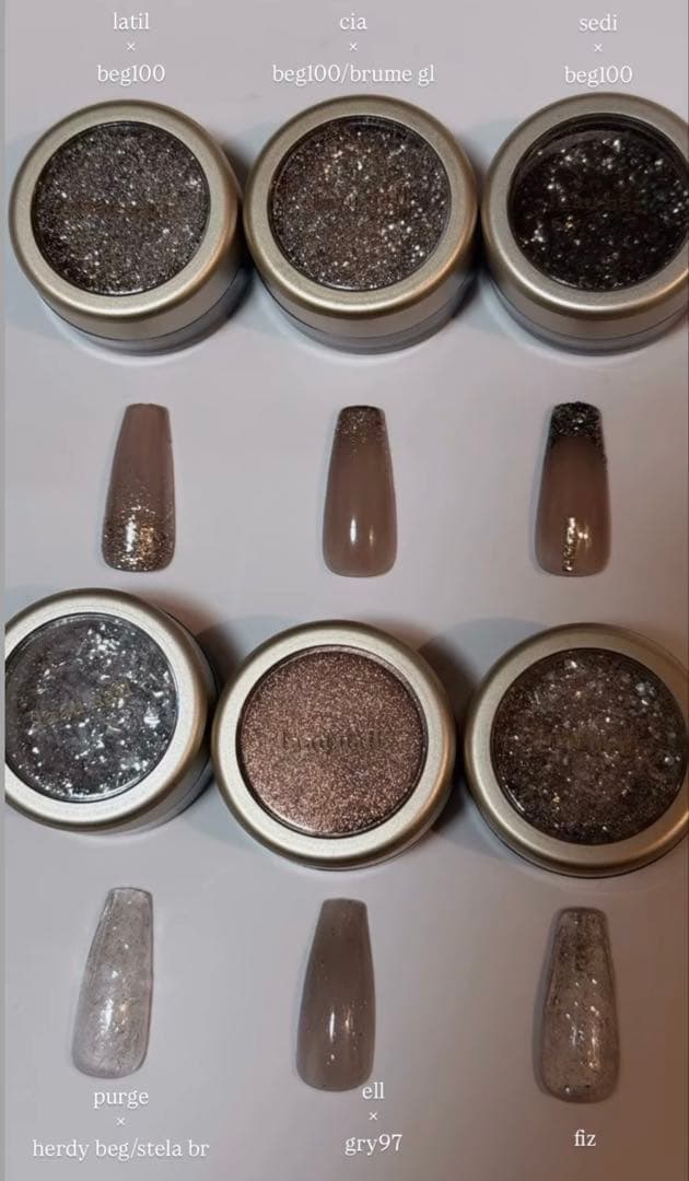 laau nail glit shower 14色セット