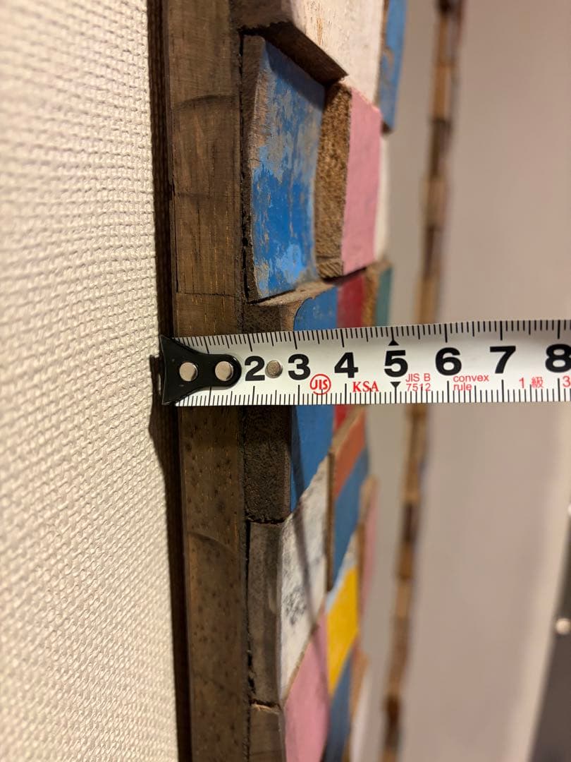 ボート古材の壁掛けミラー