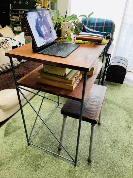 アイアン家具　デスク　カウンター　オーダーメイド　男前　無骨　ハンドメイド