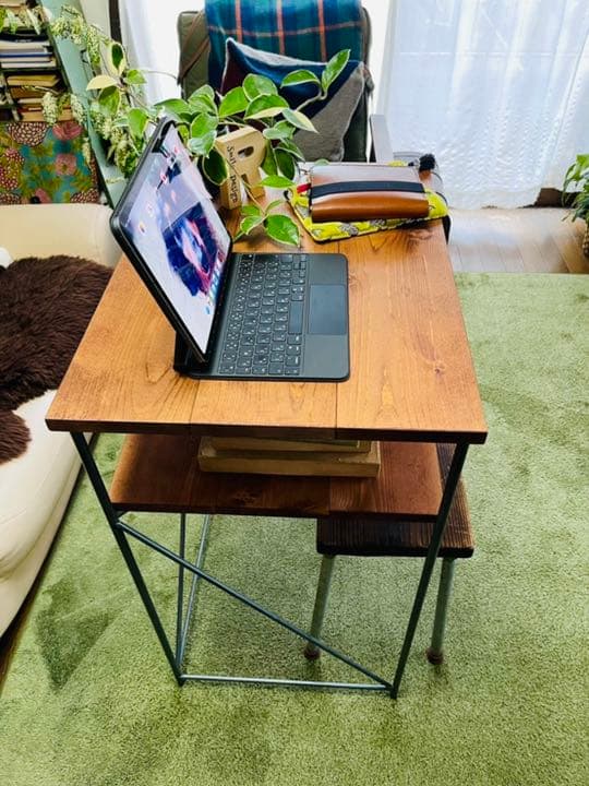 アイアン家具　デスク　カウンター　オーダーメイド　男前　無骨　ハンドメイド