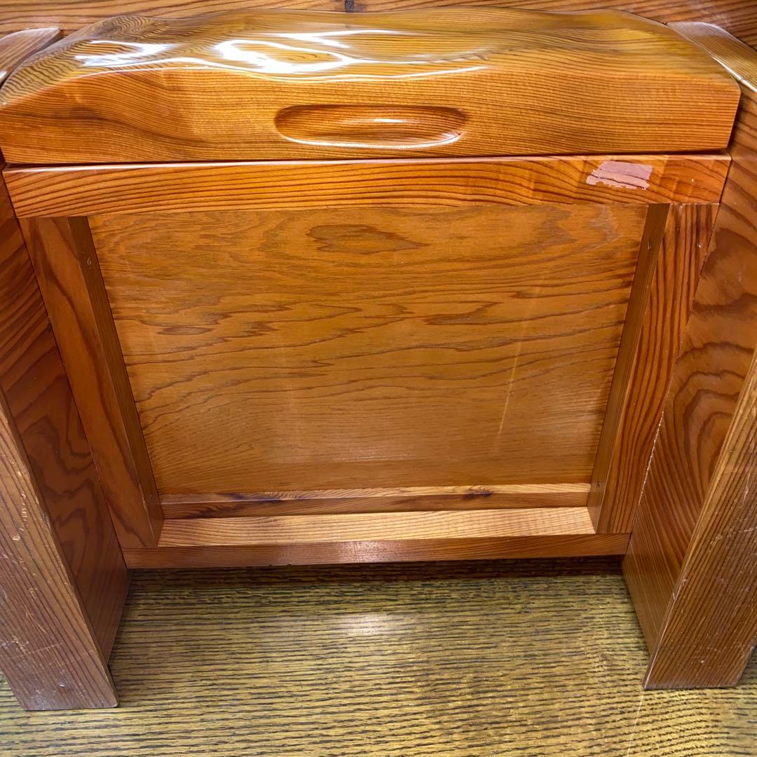 SALE！屋久杉　世界遺産‼️花台　引き出し付き　ちゃぶ台　無垢材　天板キズあり