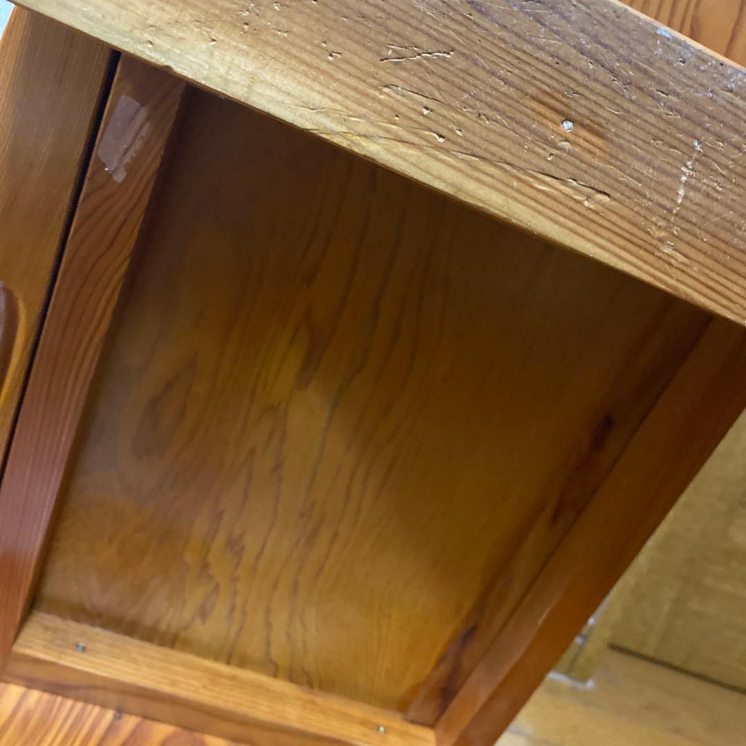 SALE！屋久杉　世界遺産‼️花台　引き出し付き　ちゃぶ台　無垢材　天板キズあり