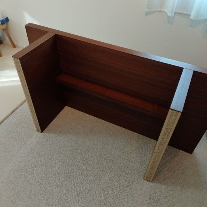 【引取割引】天然木　ウォールナット　ローテーブル　　センターテーブル