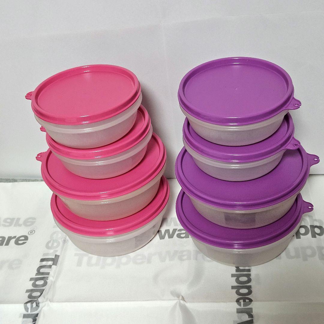 【新品】タッパーウェア ハンディーボール　大小 ８個セット