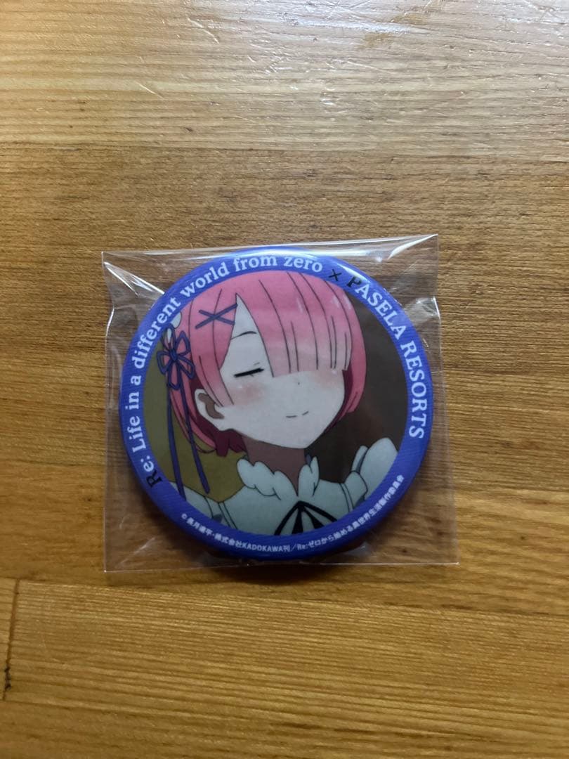 Re:ゼロから始める異世界生活 × パセラ 缶バッジ ラム