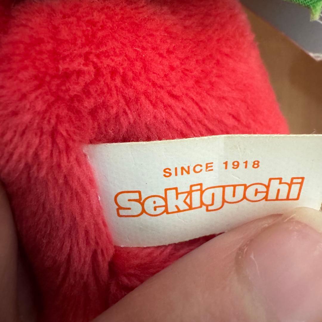 モンチッチ セキグチ いちご ぬいぐるみ 昭和 レトロ 帽子 レア 初代 4