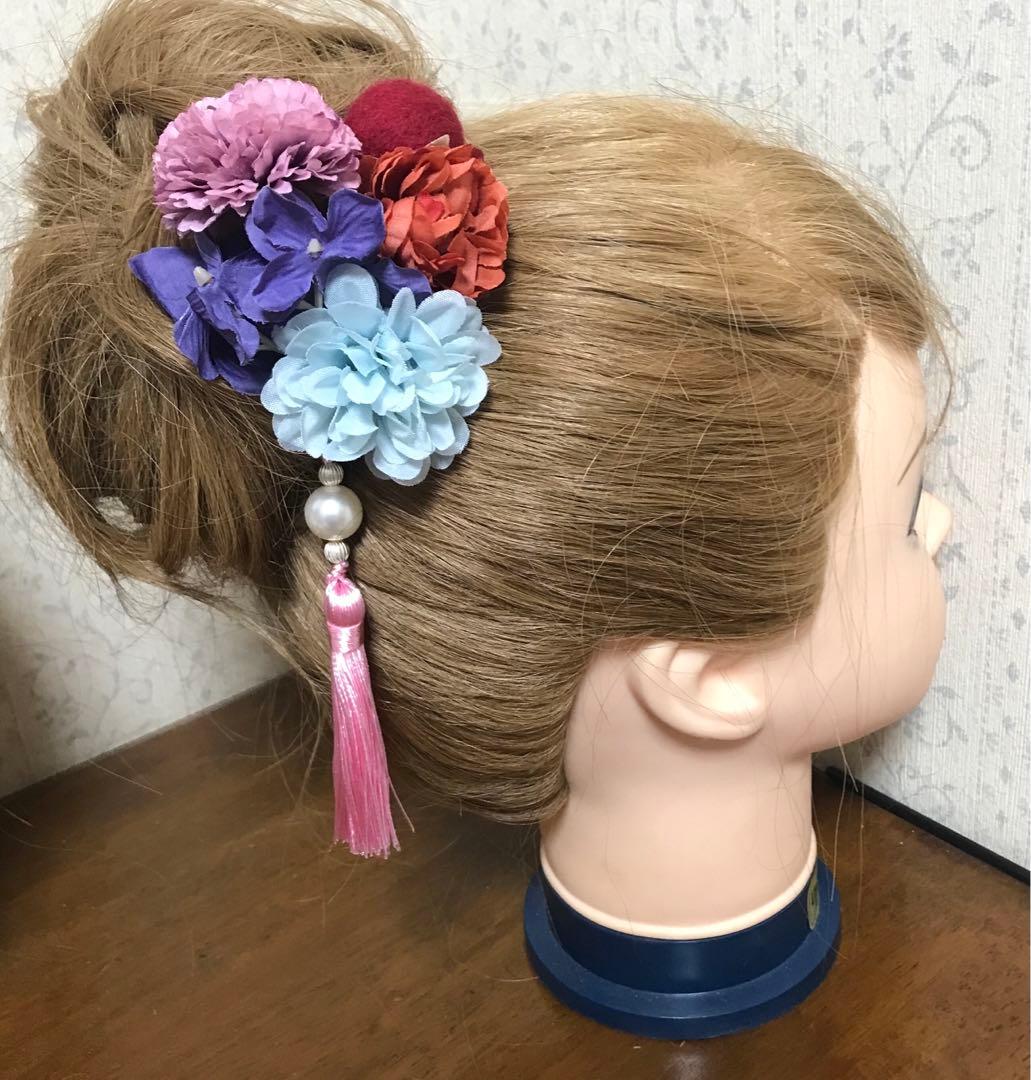 七五三女の子着物セット　アンティーク　正絹　5歳 小さめ7歳　珊瑚色❤️