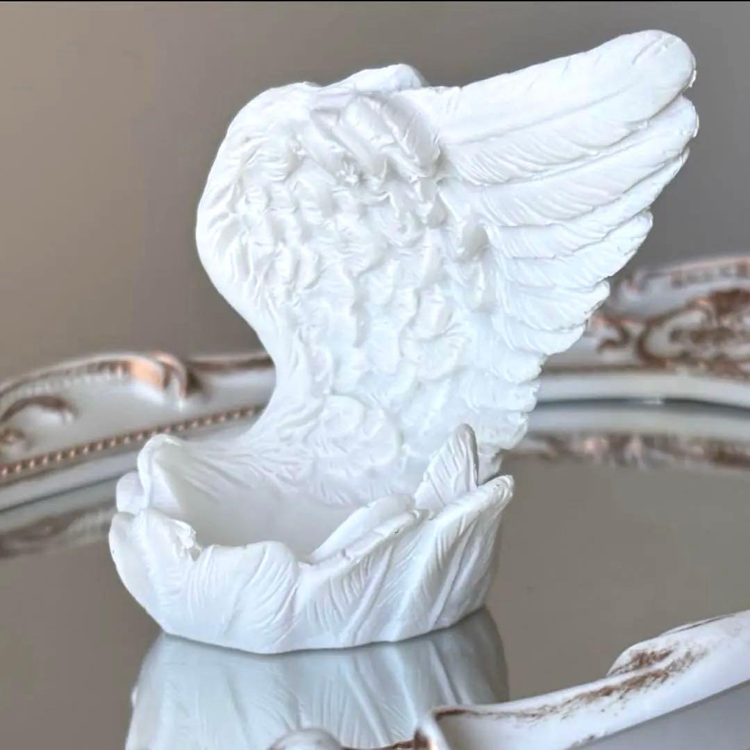 ラスト1個‼️ 天使の羽 台座 スフィア さざれ入れ アクセサリー置き