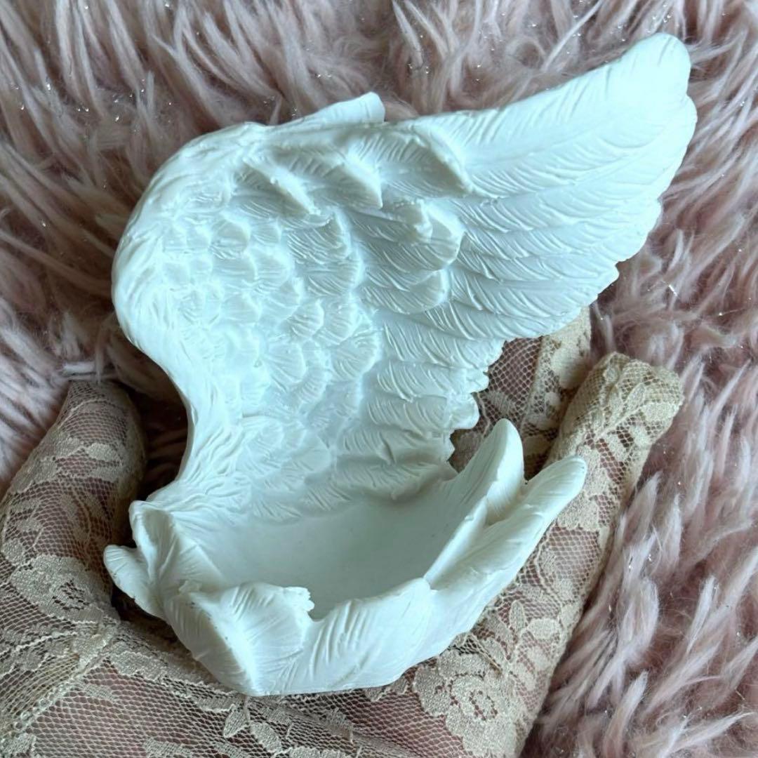 ラスト1個‼️ 天使の羽 台座 スフィア さざれ入れ アクセサリー置き